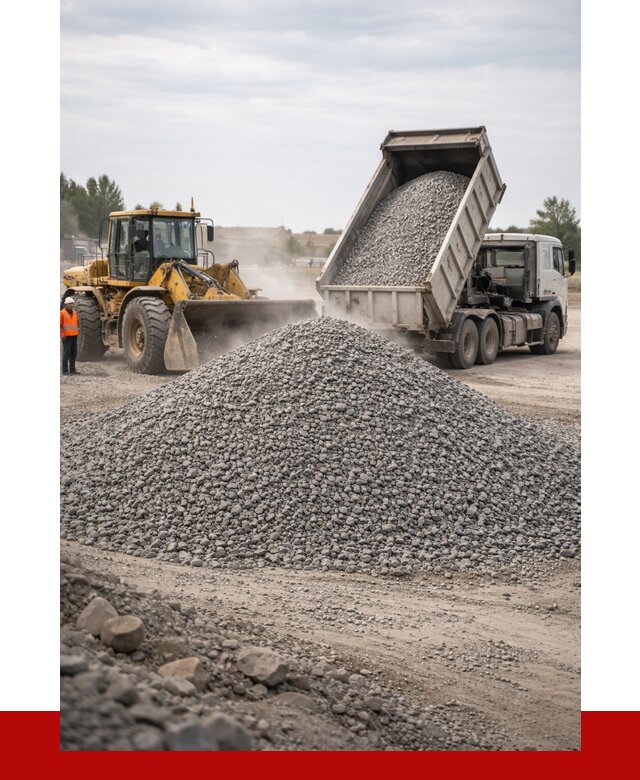 Купить щебень с доставкой в Бугульме от 2527 руб. | ПРОНЕРУДБгл