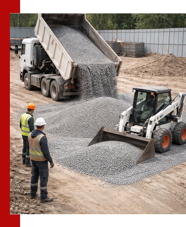 Доставка и продажа гранитного щебня фракции 0-5 в Бугульме