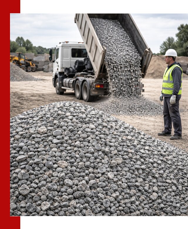 Доставка и продажа гранитного щебня фракции 5-20 в Бугульме