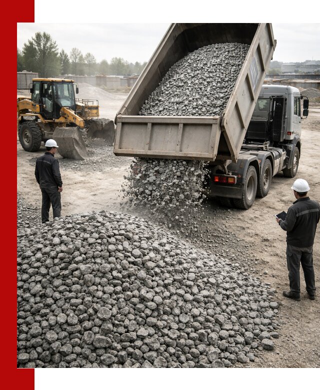 Доставка гранитного щебня фракции 20-40 в Бугульме