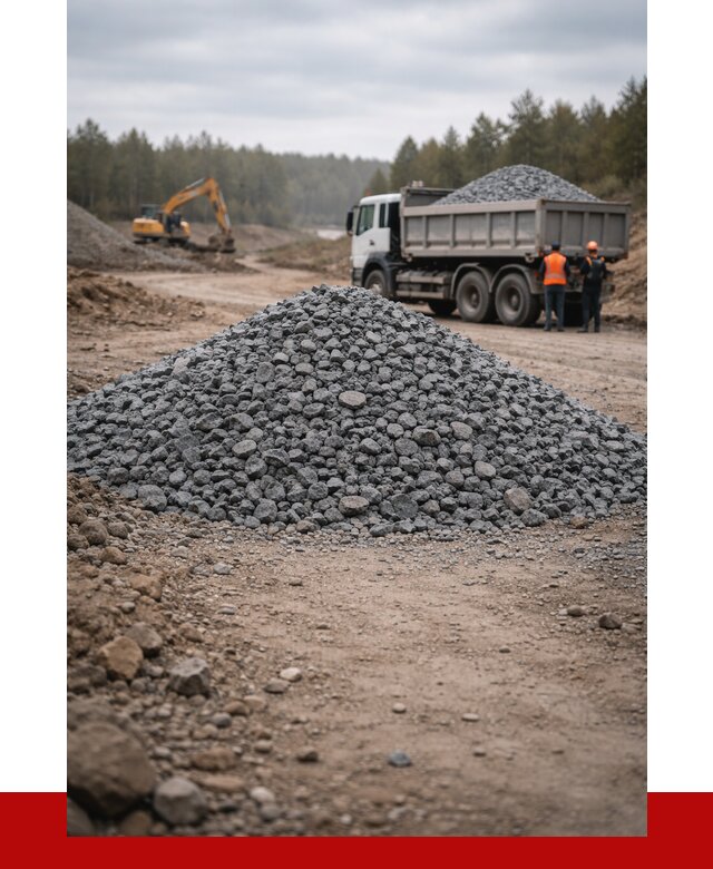 Щебень габбро диабаз фракция 40-70 в Бугульме от 2224 р-ПРОНЕРУДБгл