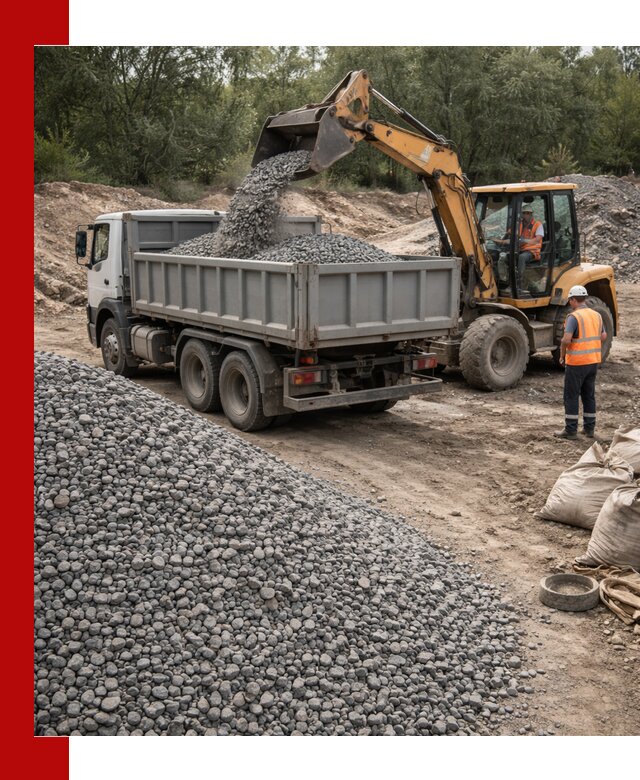 Доставка гравийного щебня в Бугульме оптом и в розницу