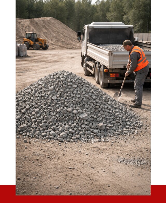 Гравийный щебень фракция 5-10 в Бугульме от 2224 р. | ПРОНЕРУДБгл