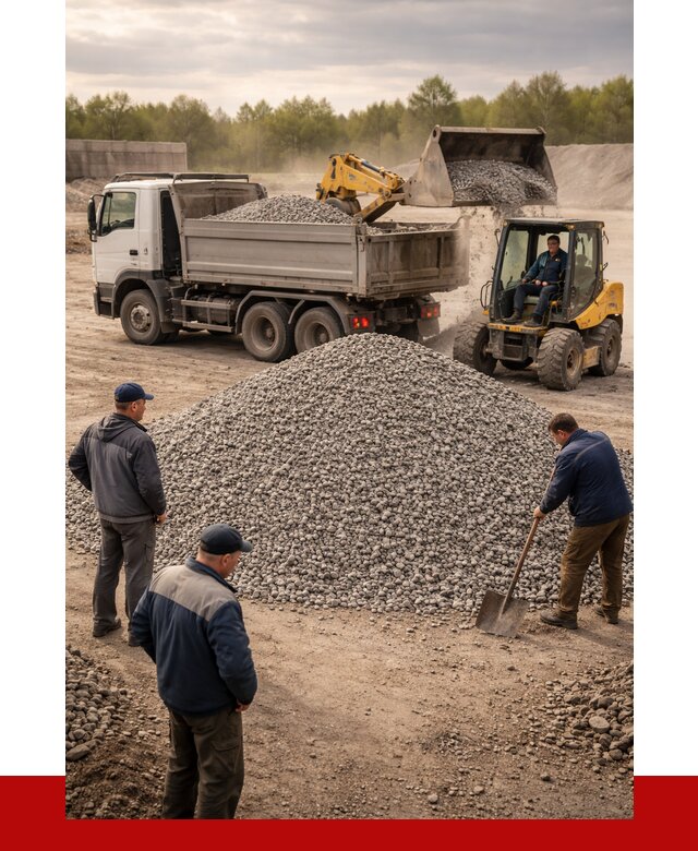 Гравийный щебень фракция 5-20 в Бугульме от 2426 р. ПРОНЕРУДБгл