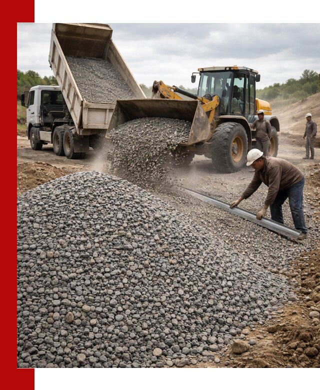 Гравийный щебень фракция 5-20 с доставкой в Бугульме