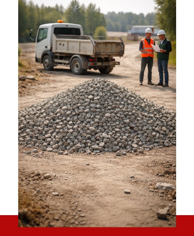 Гравийный щебень фракция 20-40 в Бугульме от 1213 р. | ПРОНЕРУДБгл