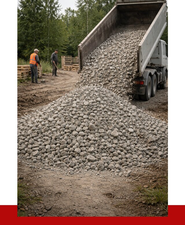 гравийный щебень фракция 70-120 в Бугульме от 2476 р. ПРОНЕРУДБгл