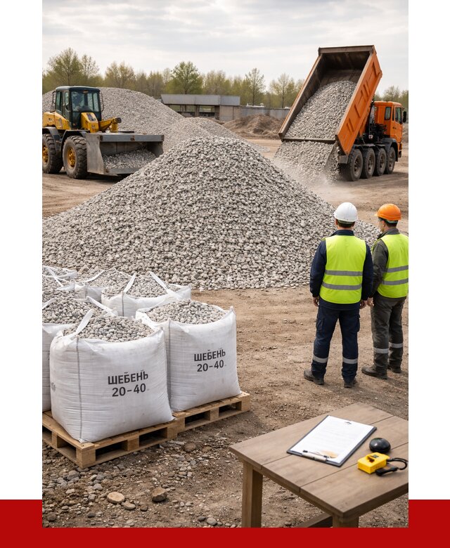 Известняковый щебень 20-40 в Бугульме от 2123 р. ПРОНЕРУДБгл
