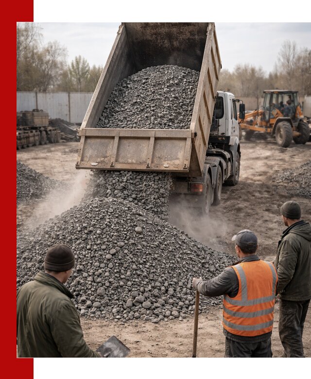 Доставка шлакового щебня в удобные сроки по выгодной цене в Бугульме