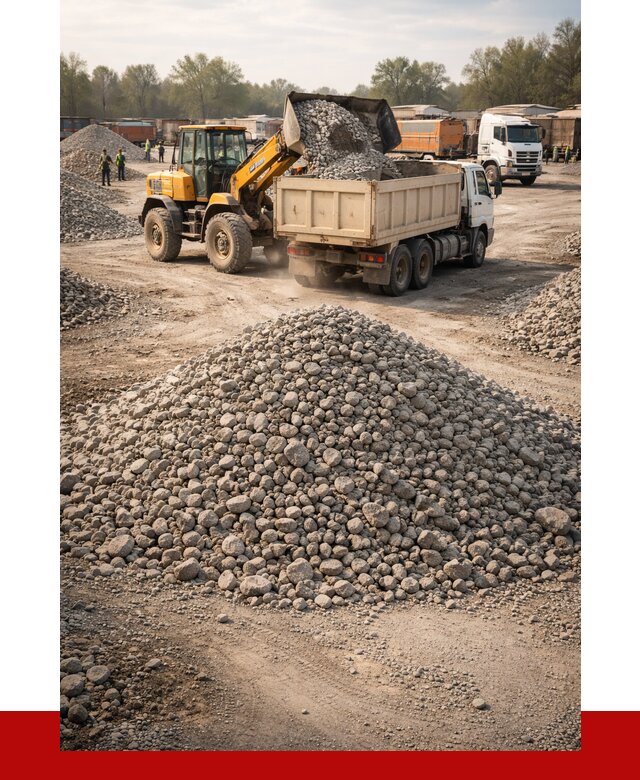 Вторичный щебень фракция 40-70 в Бугульме от 1759 р, ПРОНЕРУДБгл