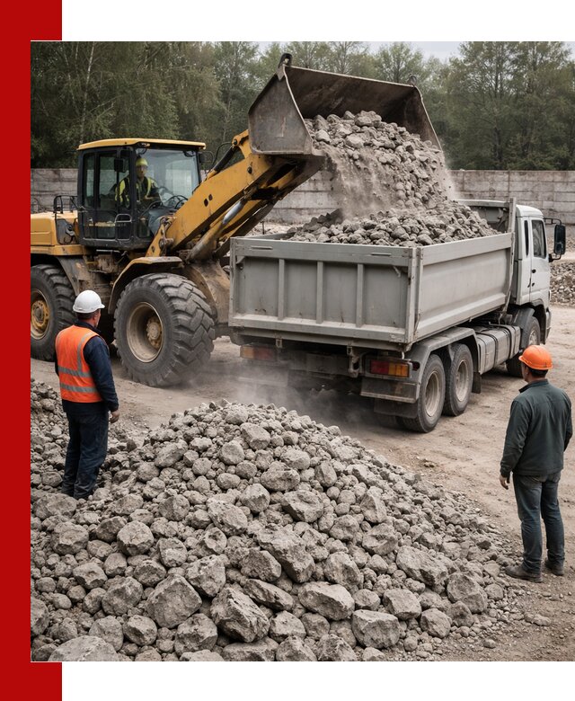 Вторичный щебень фракция 70–150 в Бугульме с доставкой