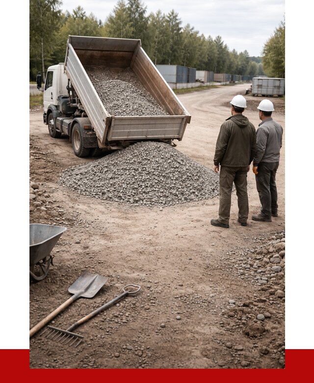 Бетонный щебень фракция 5-20 в Бугульме от 3235 р., ПРОНЕРУДБгл