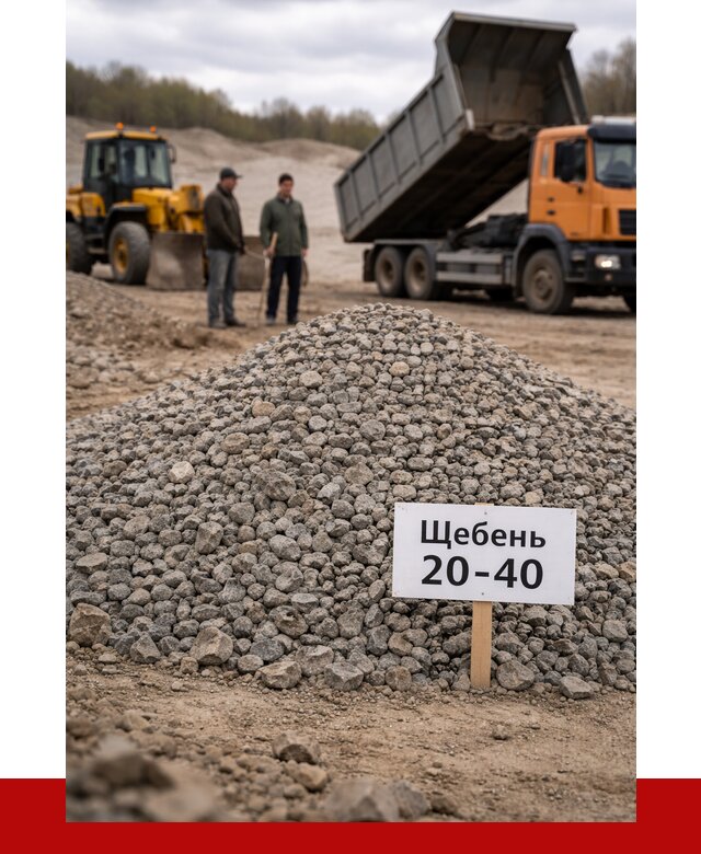 Бетонный щебень фракция 20-40 в Бугульме от 2476 р. | ПРОНЕРУДБгл