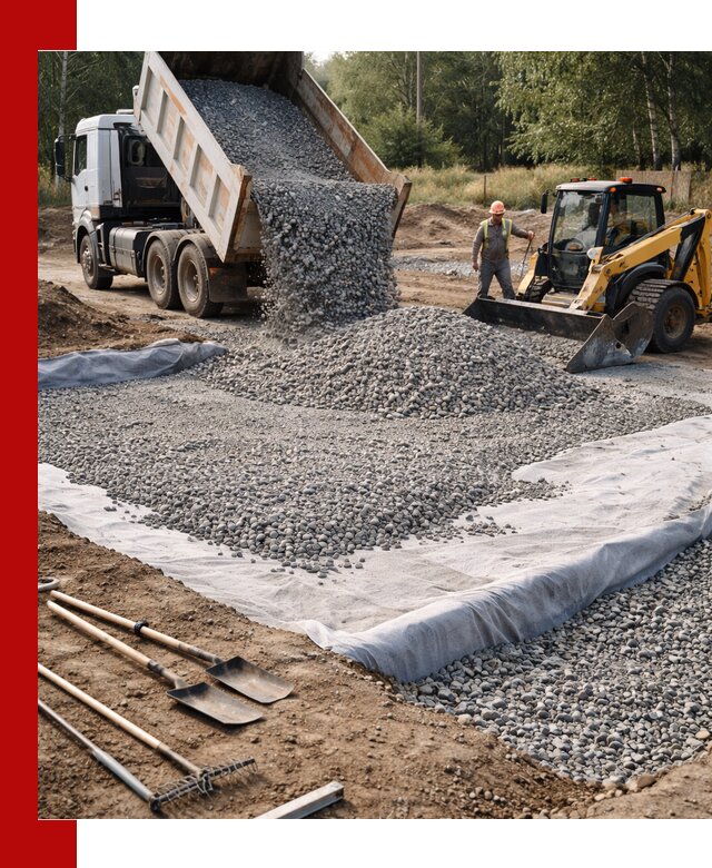 Щебень для фундамента с доставкой в Бугульме