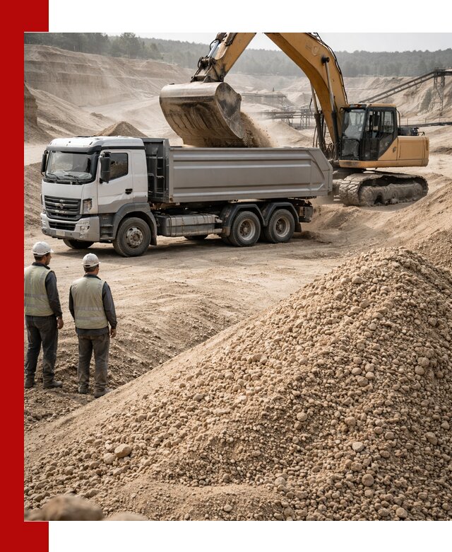 Карьерный крупнозернистый песок с доставкой в Бугульме