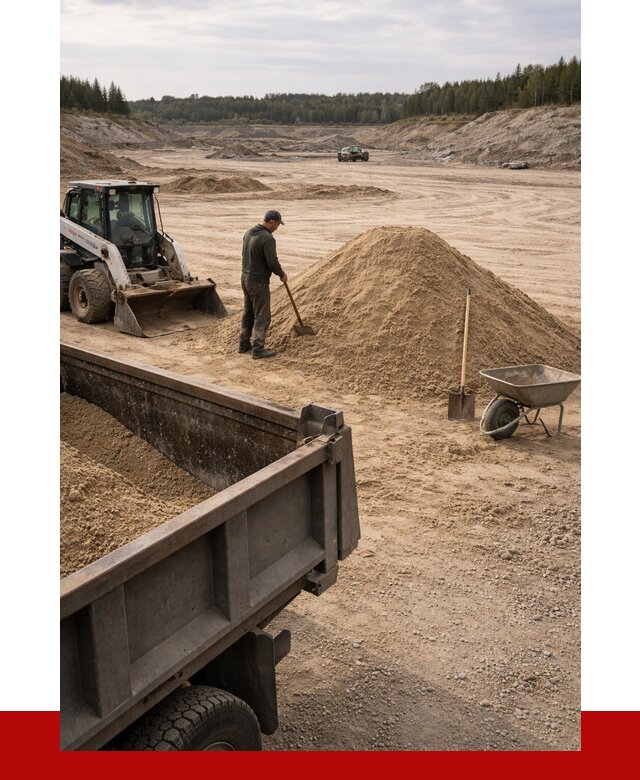 Карьерный песок среднезернистый в Бугульме, от 2224 р. ПРОНЕРУДБгл