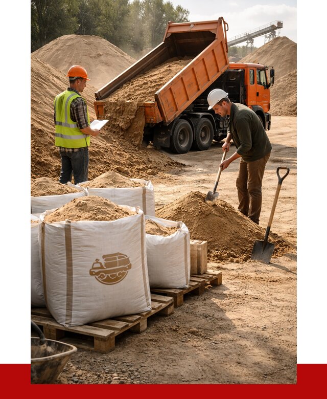 Строительный песок в Бугульме от 2224 р. с доставкой, ПРОНЕРУДБгл