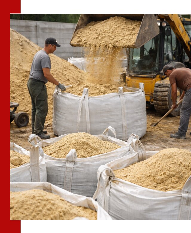 Поставка качественного песка для кладки в Бугульме