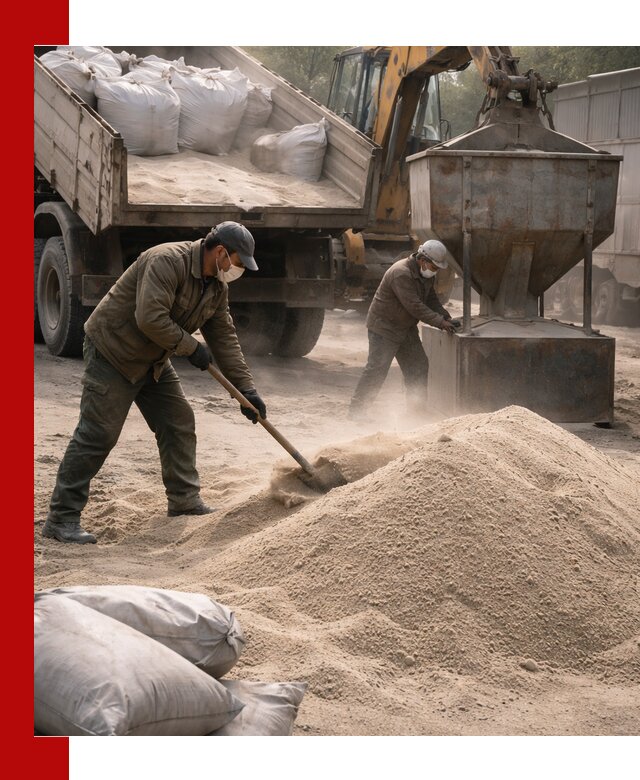 Кварцевый песок для пескоструя в Бугульме — доставка и качество