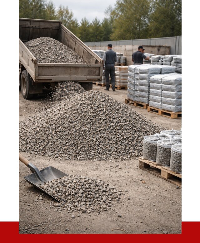 Гравий фракция 5-20 в Бугульме купить от 2325 р. ПРОНЕРУДБгл