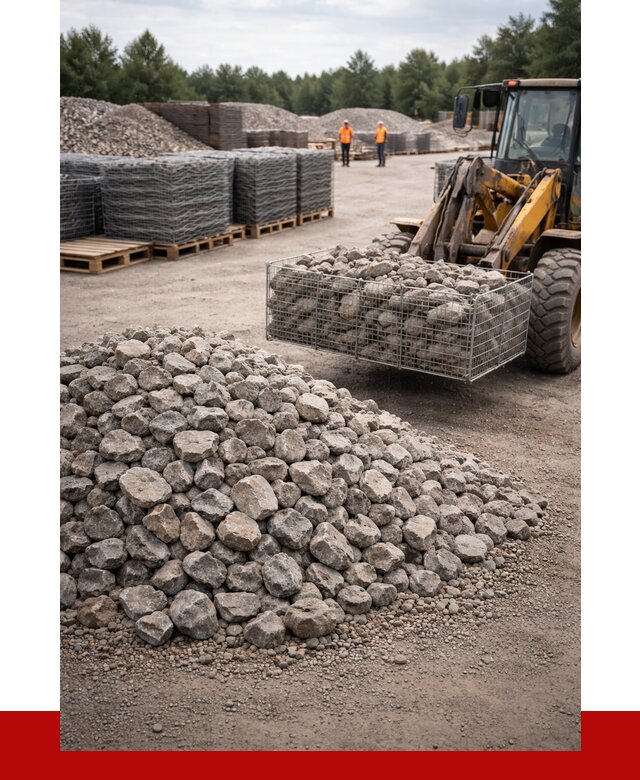 Камень для габионов фракция 70-150 в Бугульме от 4245 р. | ПРОНЕРУДБгл