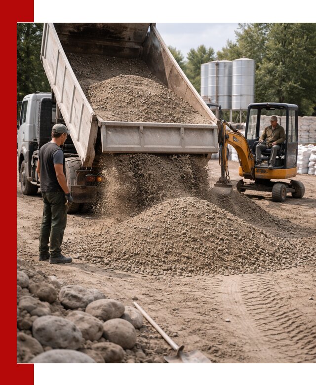 Доставка ПГС С3 в Бугульме самосвалами и миксерами