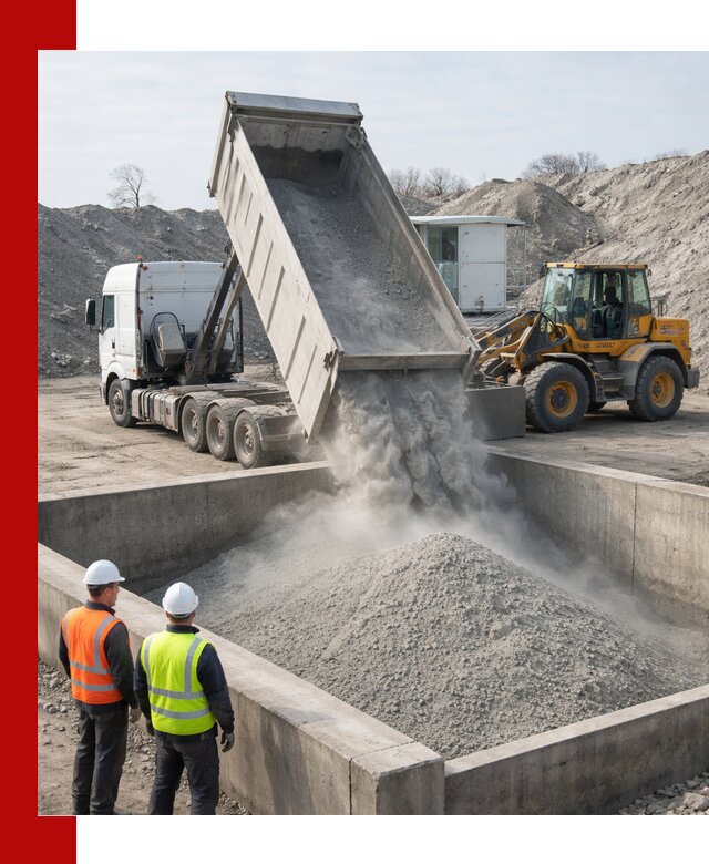 Доставка цемента навалом в Бугульме крупными партиями