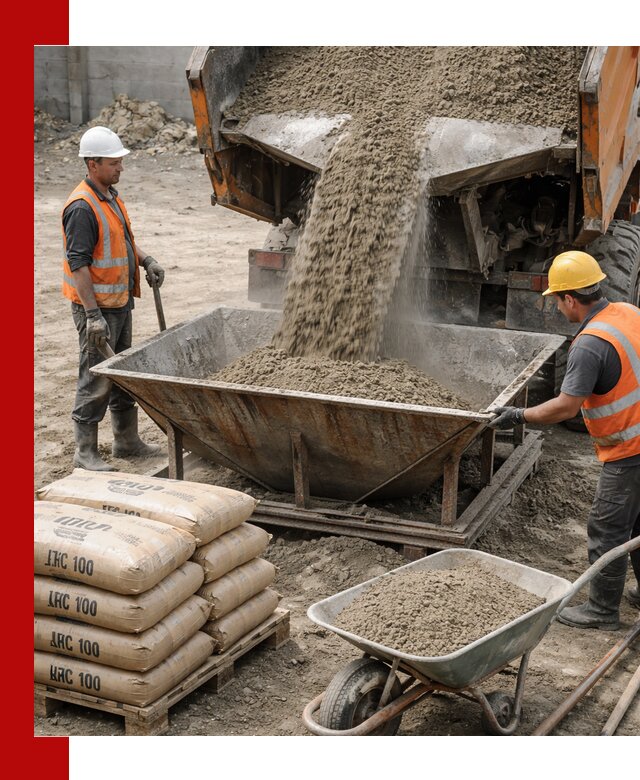 Доставка цементно-песчаной смеси М100 в Бугульме