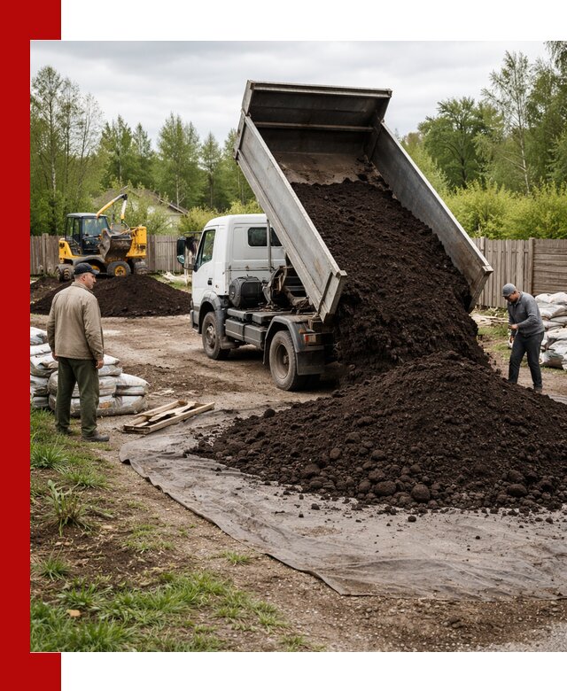 Доставка качественного почвогрунта в Бугульме оптом и в розницу