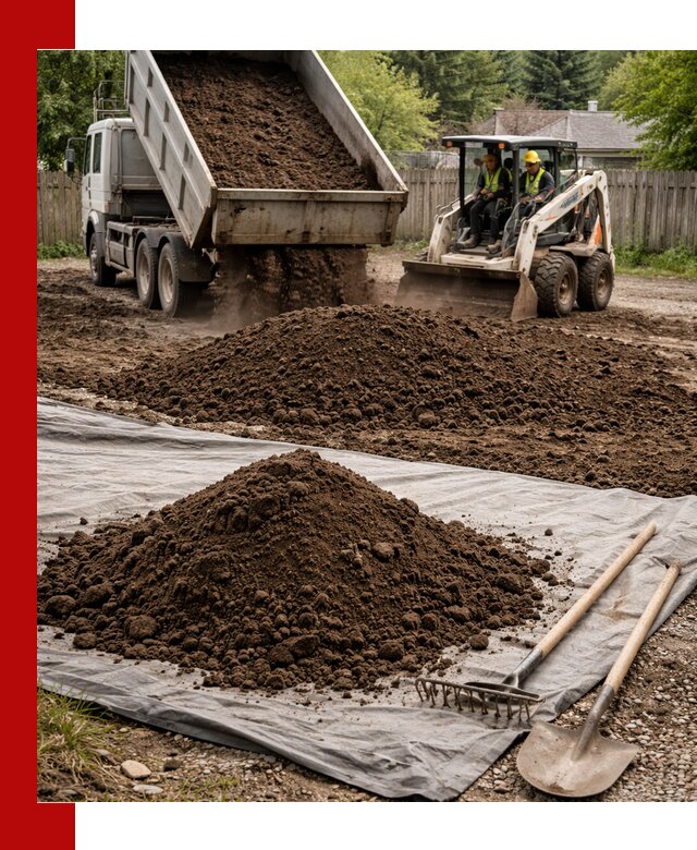 Грунт для отсыпки участка с доставкой в Бугульме