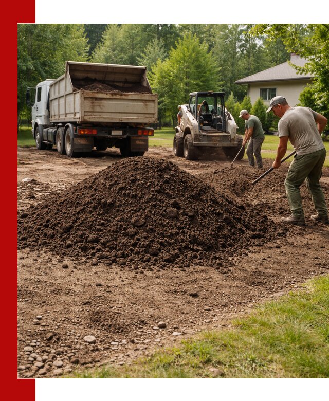 Доставка и укладка грунта для газона в Бугульме