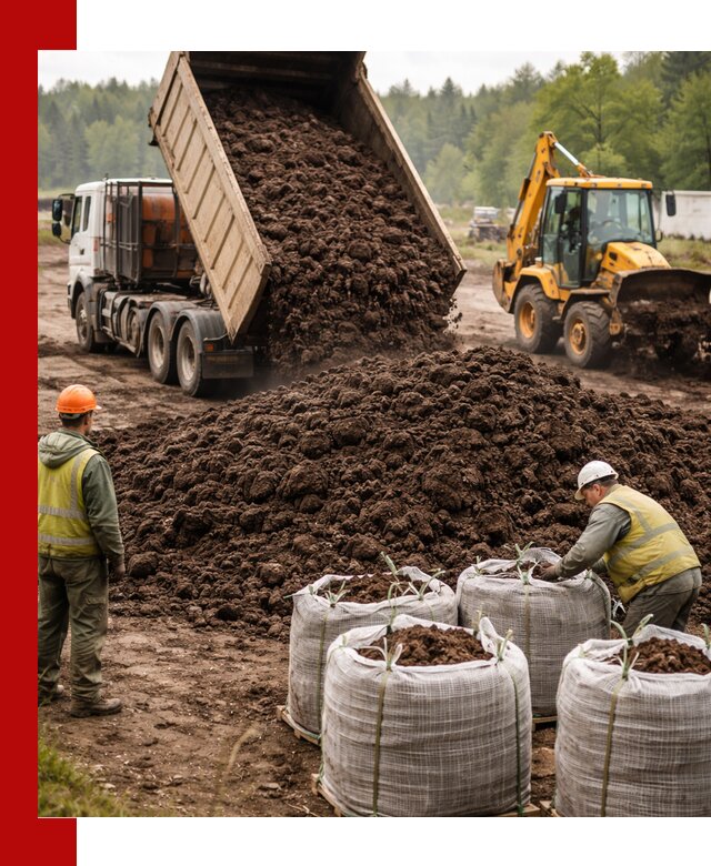Доставка нейтрального торфа в Бугульме оптом и в розницу