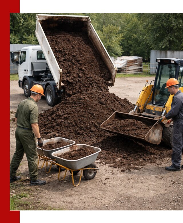 Доставка торфо-земляной смеси в Бугульме для огорода и ландшафта