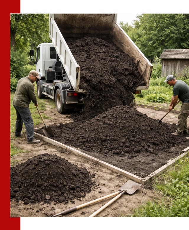 Купить чистый чернозем для огорода с доставкой в Бугульме