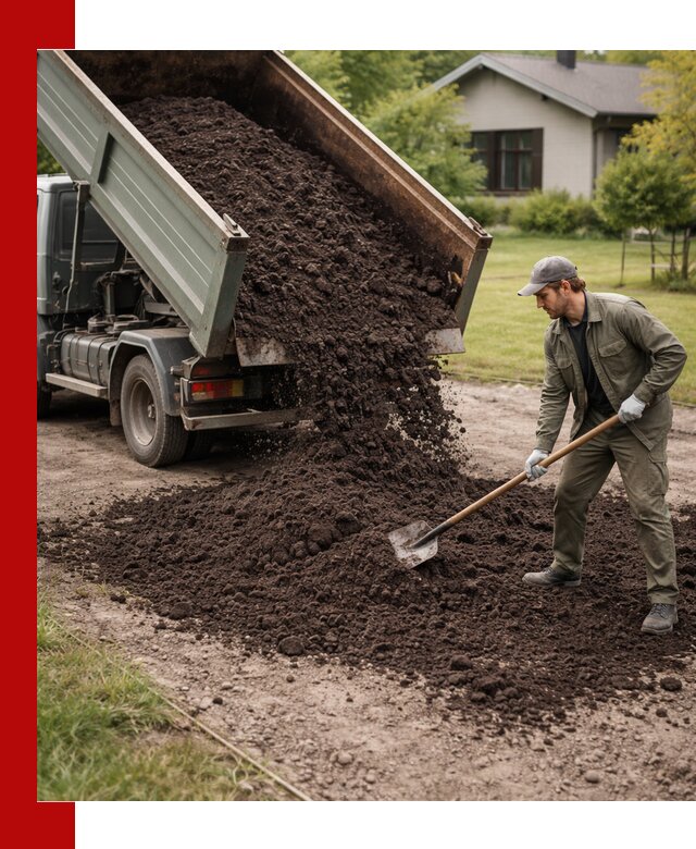 Чернозем для газона с доставкой в Бугульме быстро и качественно