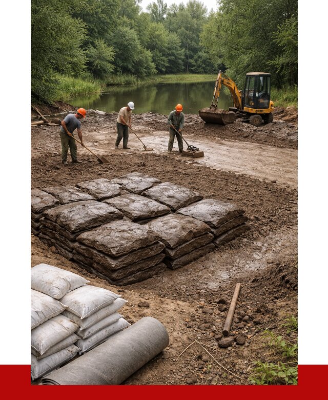 Купить глину для пруда в Бугульме от 4549 р. с доставкой | ПРОНЕРУДБгл