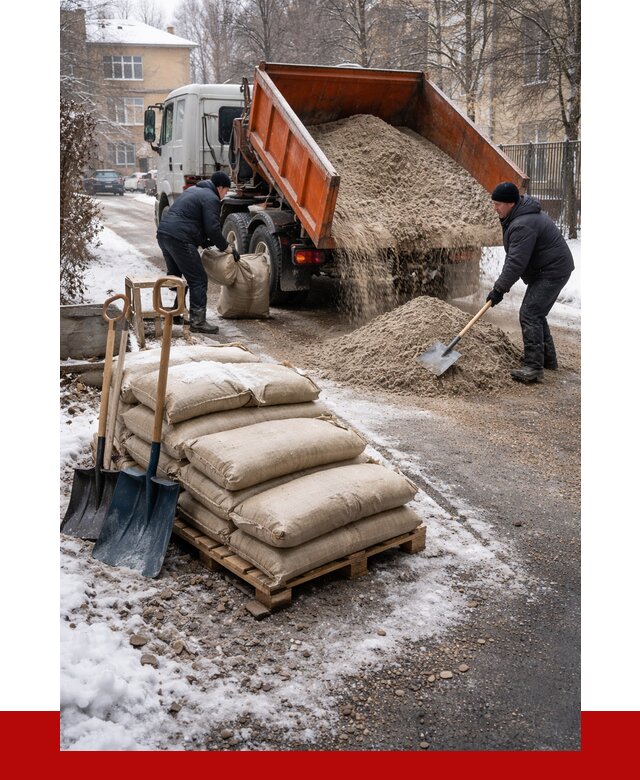 Противогололедные материалы оптом в Бугульме от 4245 р. | ПРОНЕРУДБгл