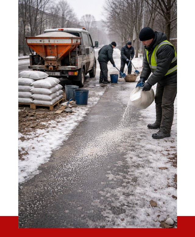 Реагент против гололеда в Бугульме с доставкой от 4549 р. | ПРОНЕРУДБгл