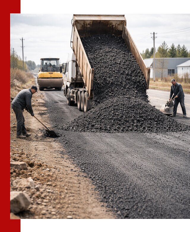 Асфальтовая крошка для дорог в Бугульме — поставка и доставка