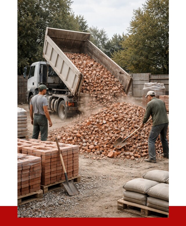 Бой кирпича в Бугульме с доставкой от 4245 руб/куб | ПРОНЕРУДБгл