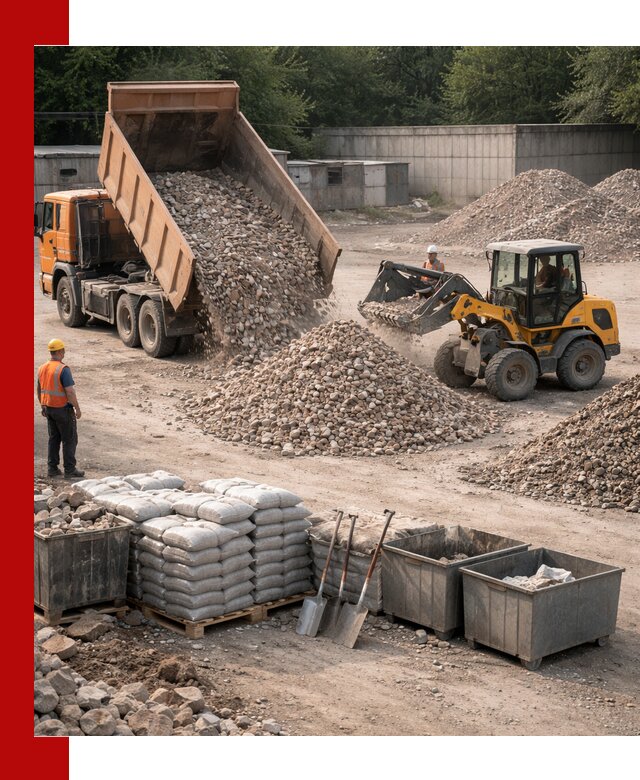 Вторичные материалы для отсыпки в Бугульме — поставка и доставка