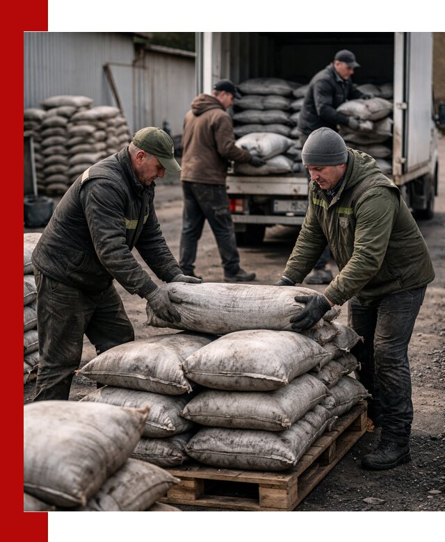 Доставка угля в мешках по выгодным ценам в Бугульме