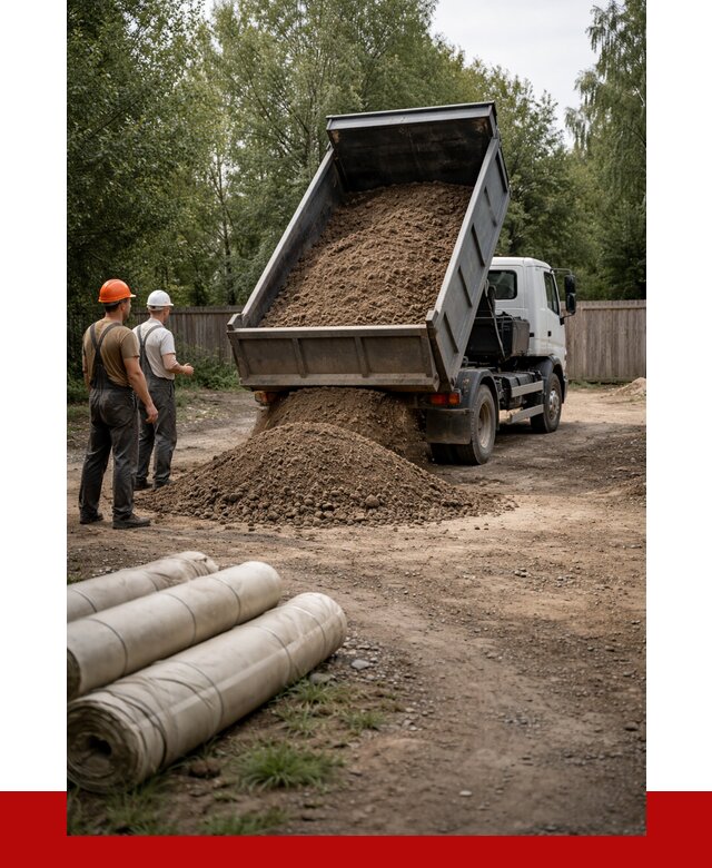 Доставка сыпучих материалов самосвалом в [cvi] от 4245 р. | ПРОНЕРУДБгл