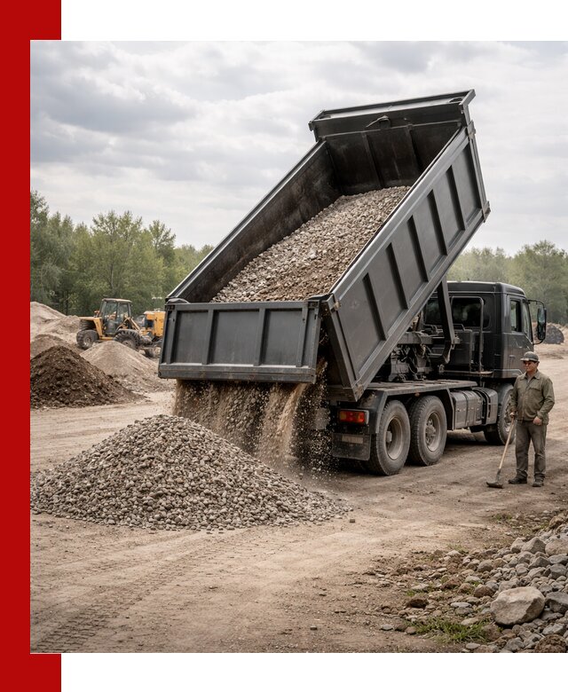 Доставка самосвалом 30 м3 по выгодным ценам в Бугульме