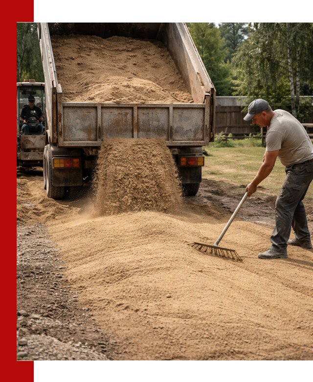 Отсыпка участка песком в Бугульме быстро и качественно