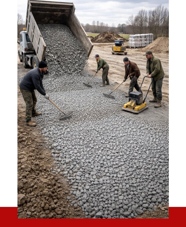 Устройство щебеночной подушки в Бугульме от 4549 р. ПРОНЕРУДБгл